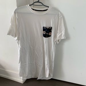 Hollister curved hem t-shirt